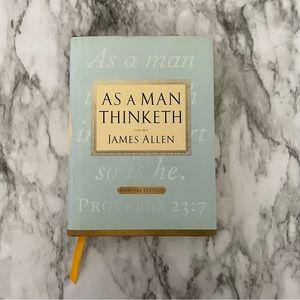 As A Man Thinketh by James Allen Reading Book Keepsake Edition